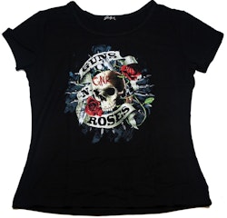 Guns n roses Skull Girlie t-shirt