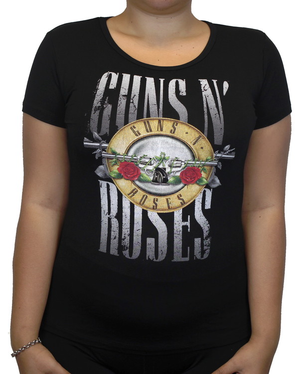 Guns n roses logo Girlie t-shirt