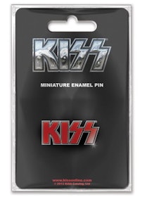 Kiss logo pin