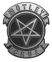 Mötley crue pentagram pin