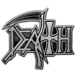 Death logo pin