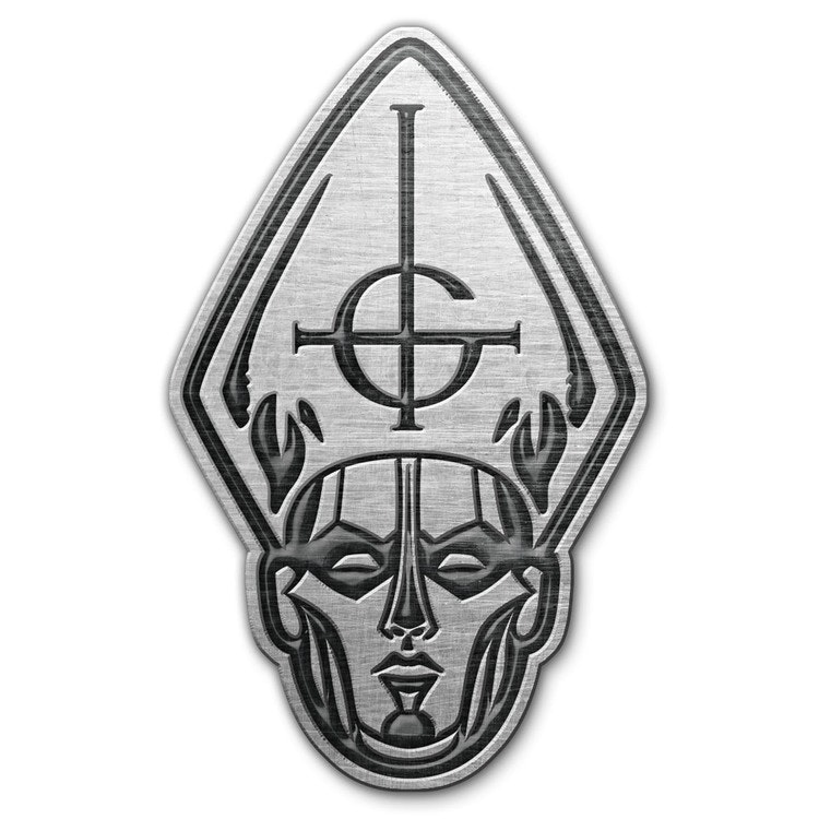 Ghost Papas head pin