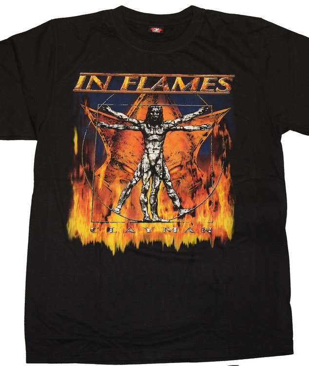 In flames Clayman T-shirt