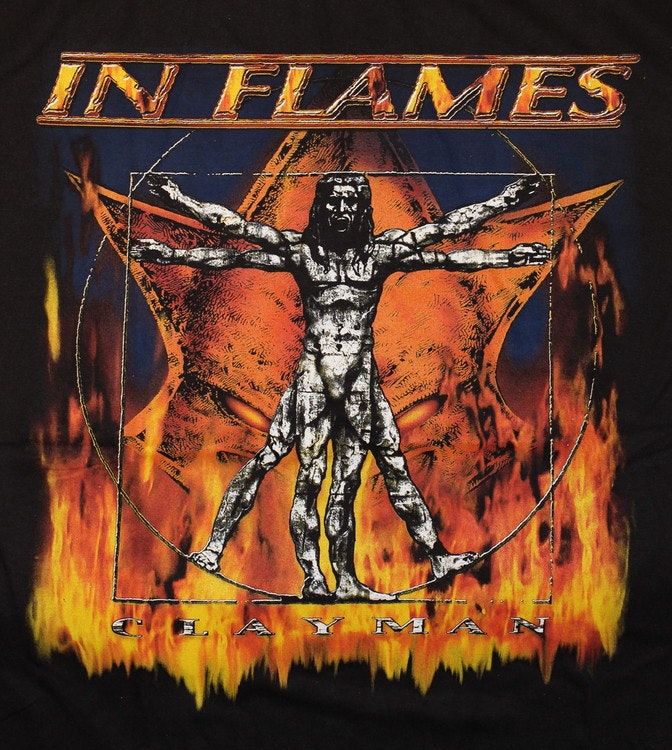 In flames Clayman T-shirt