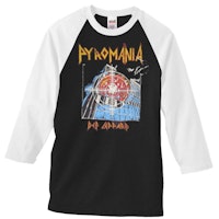 Def leppard  Pyromania baseballshirt