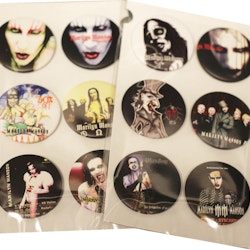 Marilyn Manson 6-pack badge