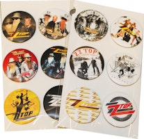 ZZ top 6-pack badge