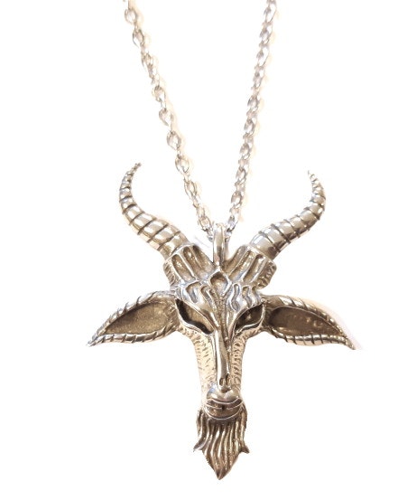Necklace satanic goat
