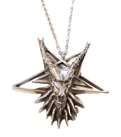 Halsband satanic goat pentagram