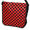 Shoulder bag Red / black checkered