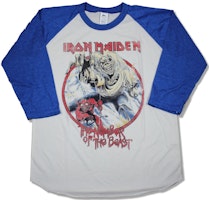 Iron maiden Number of the beast baseballshirt