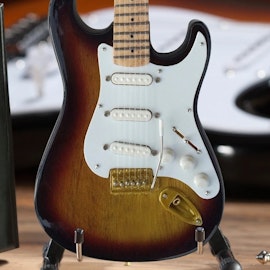 Fender™ Strat™ 60th Anniversary Mini Guitar Replica with special guitar case