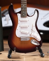 Sunburst Fender™ Strat™ Classic Miniature Guitar Replica