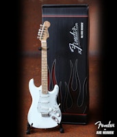 Fender™ Strat™ Olympic White Miniature Guitar Replica