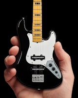 Fender™ Jazz Bass™ with Black Inlays Miniature Bass Guitar Replica