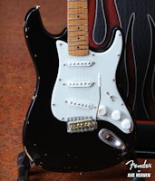 Eric's Signature Vintage Blackie Fender™ Strat™ Miniature Guitar Replica - Officially Licensed