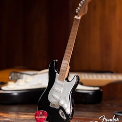 Eric's Signature Vintage Blackie Fender™ Strat™ Miniature Guitar Replica - Officially Licensed