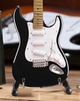 Black Fender™ Strat™ Classic Miniature Guitar Replica