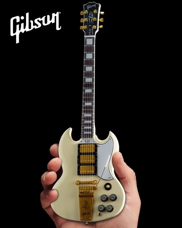 Gibson 1964 SG Custom White Mini Guitar Model