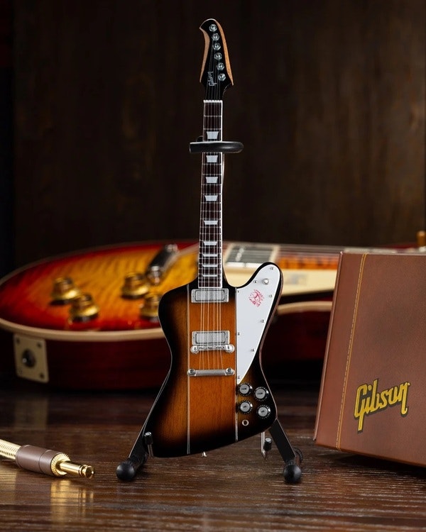 Gibson Firebird V Vintage Sunburst Mini Guitar Model