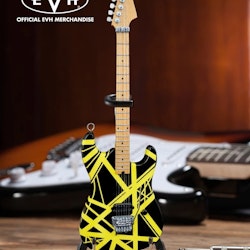 EVH Black & Yellow VH2 "Bumblebee" Eddie Van Halen Mini Guitar Replica Collectible