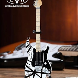 EVH Black & White VH1 Eddie Van Halen Mini Guitar Replica Collectible