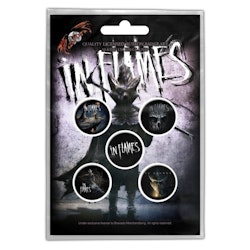 In Flames ‘The Mask’ Button Badge 5-Pack