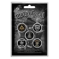 Motörhead ‘Clean Your Clock’ Button Badge 5-Pack