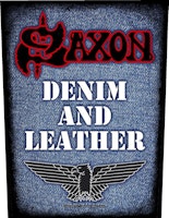 Saxon ‘Denim & Leather’ Backpatch