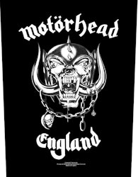 Motörhead Back Patch: England