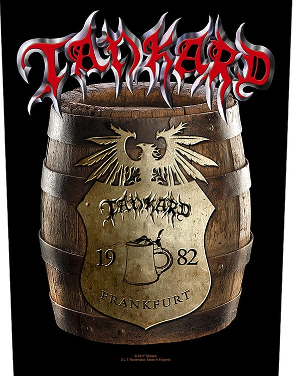 Tankard ‘Beer Barrel’ Backpatch