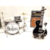 Set of Beatles instruments and amps