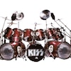 KISS Eric Carr miniature drum-kit
