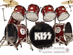 KISS Eric Carr miniature drum-kit