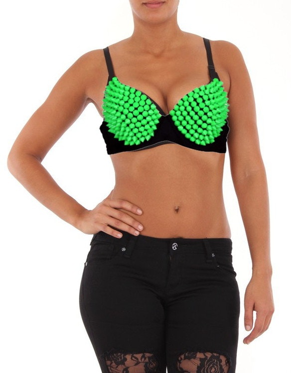 Rivet bra green