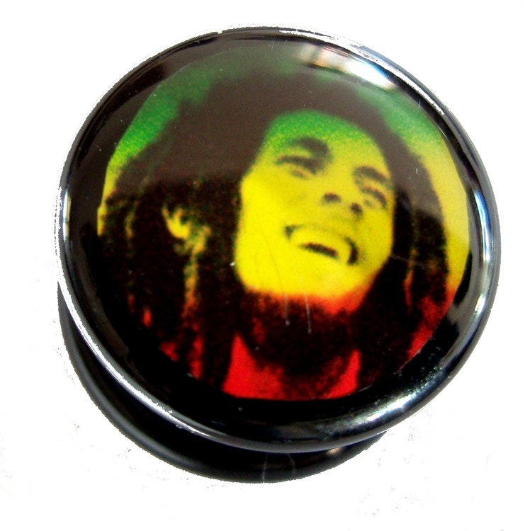 Akrylplugg Bob Marley 6-20mm