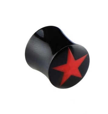 Ear plug Red star 6-20mm