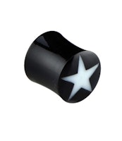 Ear plug White star 6-20mm