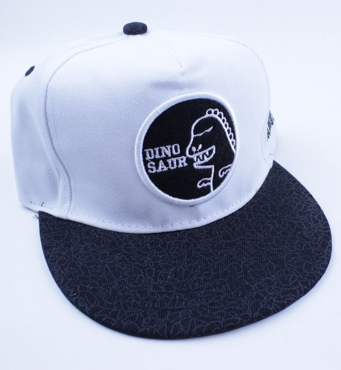 Cap Dinosaur White