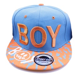 Cap BOY Orange/blue
