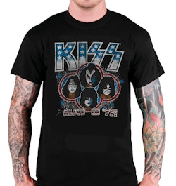 KISS  Alive In '77  T-Shirt