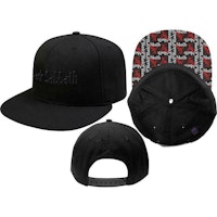 Black Sabbath Unisex Snapback Cap: Logo &amp; Demon