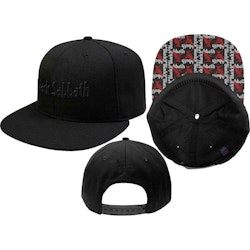 Black Sabbath Unisex Snapback Cap: Logo & Demon