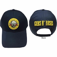 Guns N&#39; Roses Unisex Baseball Cap: Circle Logo (Navy Blue)