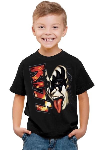 Kiss Gene Simmons tongue kids t-shirt
