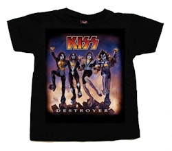 Kiss destroyer barn t-shirt new