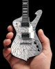 KISS Paul Stanley Cracked Mirror Iceman Miniature Guitar Model