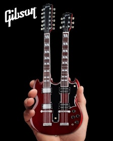 Gibson SG EDS-1275 Doubleneck Cherry 1:4 Scale Mini Guitar Model