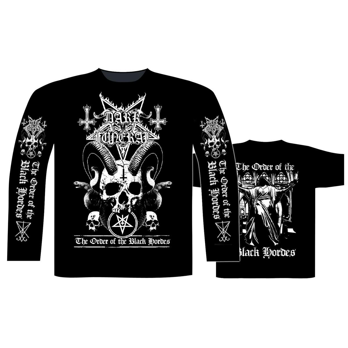 DARK FUNERAL - ORDER OF THE BLACK HORDES Long sleeve T-Shirt