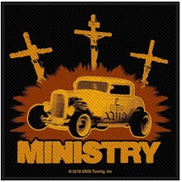 MINISTRY - Jesus built my hotrod  patch